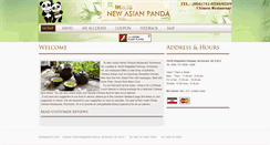 Desktop Screenshot of newasianpanda.com